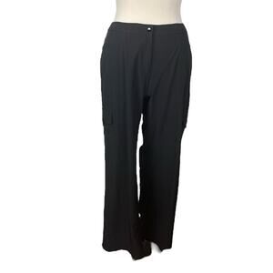 Chico’s Zenergy Black Athletic Cargo Pants Chicos Size 3 Short Women’s Size 16